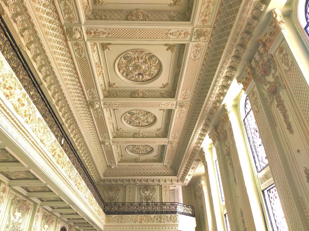 Grand hall setup for wedding ceremony